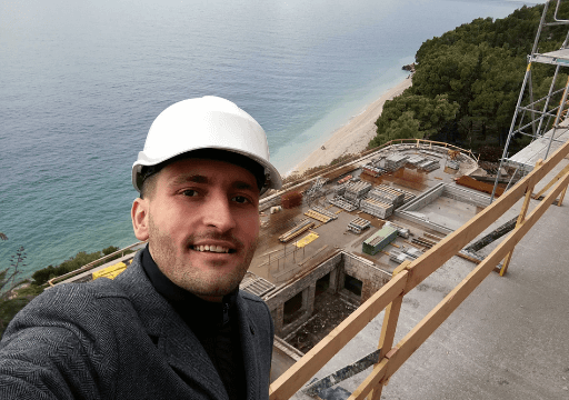 Hotel Jadran Tucepi construction site